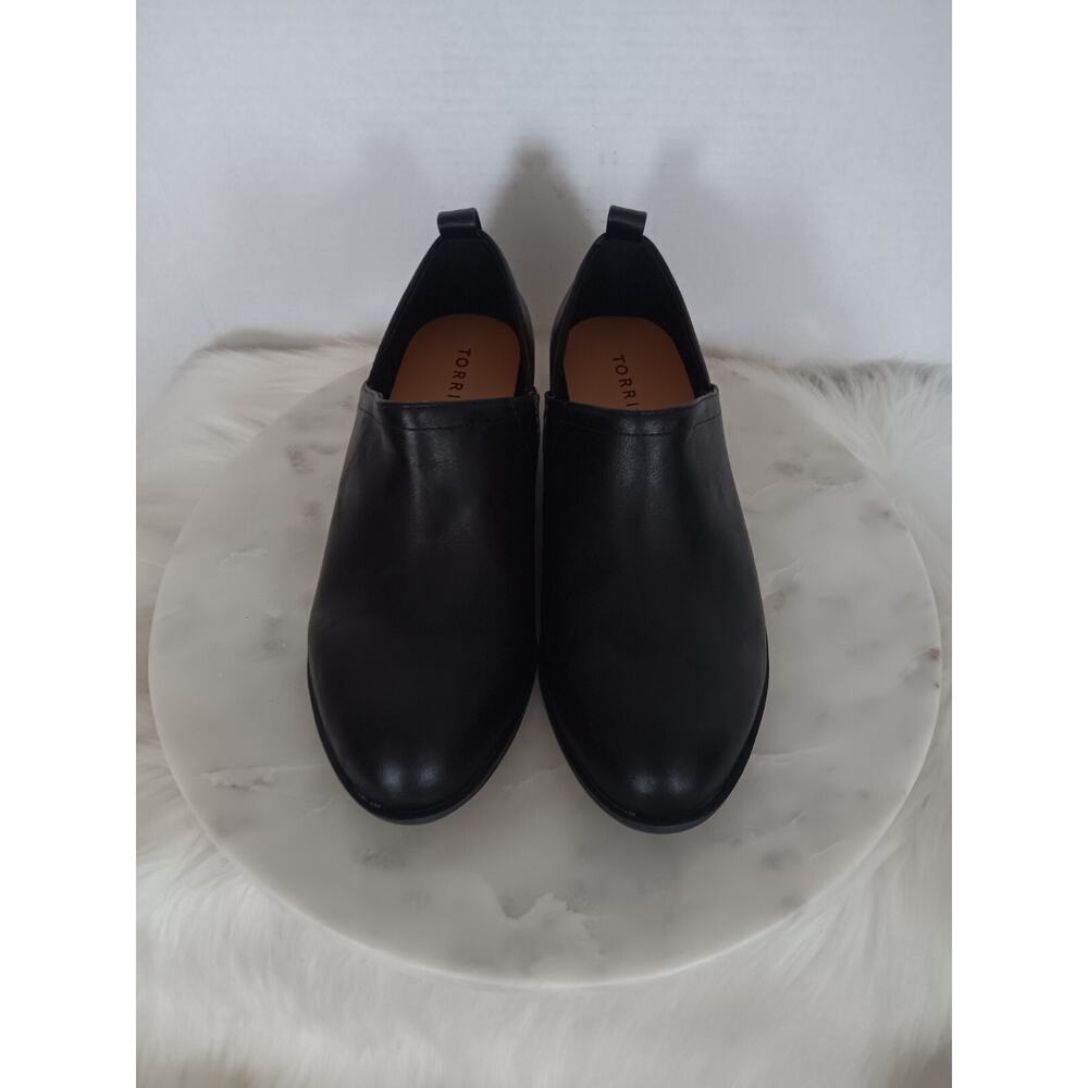 Torrid Women's Size 7.5 Ankle Booties Shoes Black Casual Faux Leather